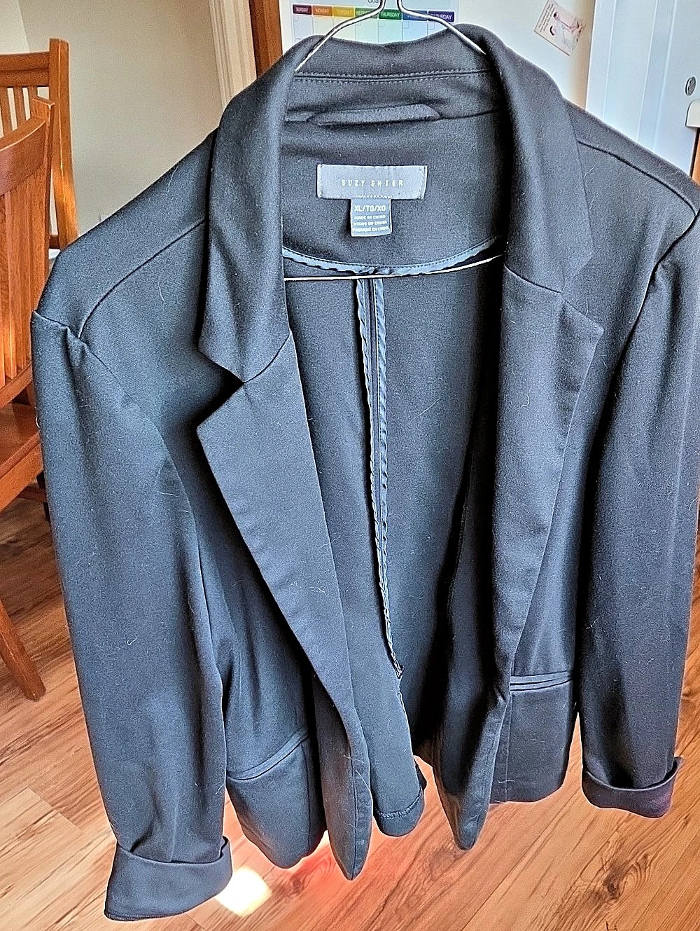 Suzy Shier Women's Blazer Black Size XL
